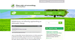 Desktop Screenshot of ansvarsblogg.se
