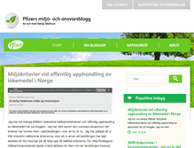 Tablet Screenshot of ansvarsblogg.se